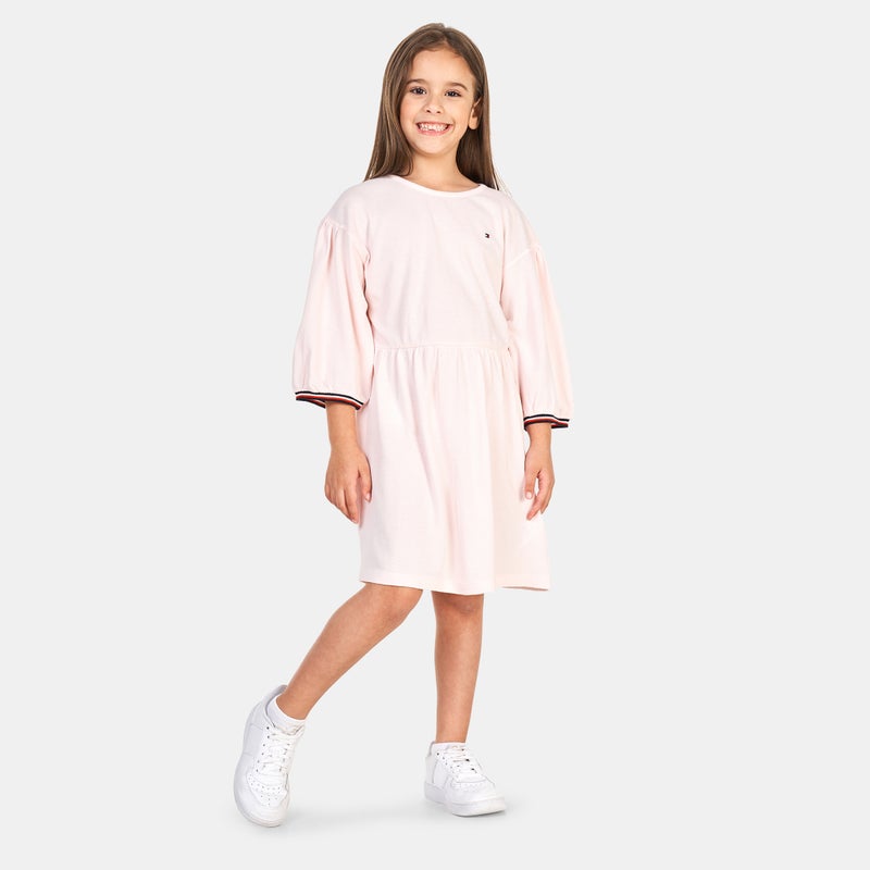 TOMMY HILFIGER Kids' Essential Jacquard Fit And Flare Dress - Image 1