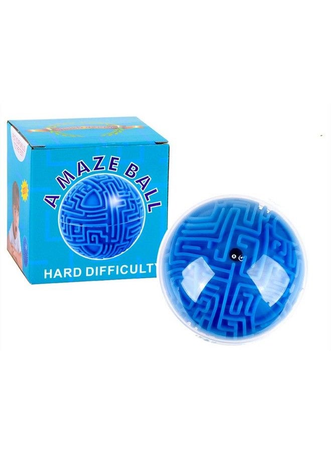 Hellofuture - Mini 3D Magic Maze Puzzle Ball Cube Game Globe Sphere Bulk Labyrinth Toys Brain Teaser Game Learning Education Puzzle Toys Gifts (Hard Difficulty) - Image 1