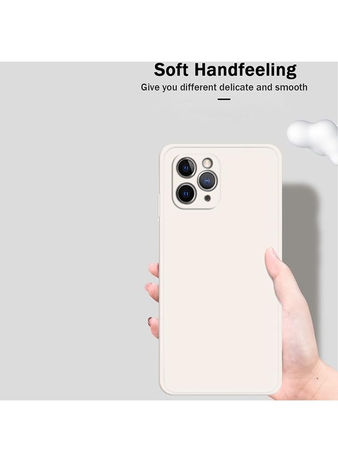 اس-توب جراب لهاتف iPhone 11 Pro Max بلون سادة من السيليكون السائل المقلد مع حافة مستقيمة وغطاء حماية كامل مقاوم للسقوط - Image 3