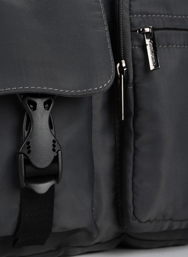 fastrack حقيبة س sling من فاستراك للرجال والنساء | حزام قابل للتعديل والفصل | جيوب وصول سريع مع منظمات داخلية | حقيبة مراسلة نايلون متينة - Image 4