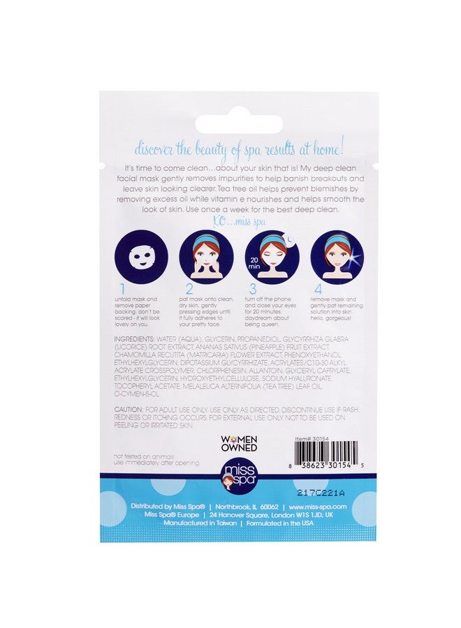 MISS SPA Facial Sheet Mask Deep Clean - Image 2
