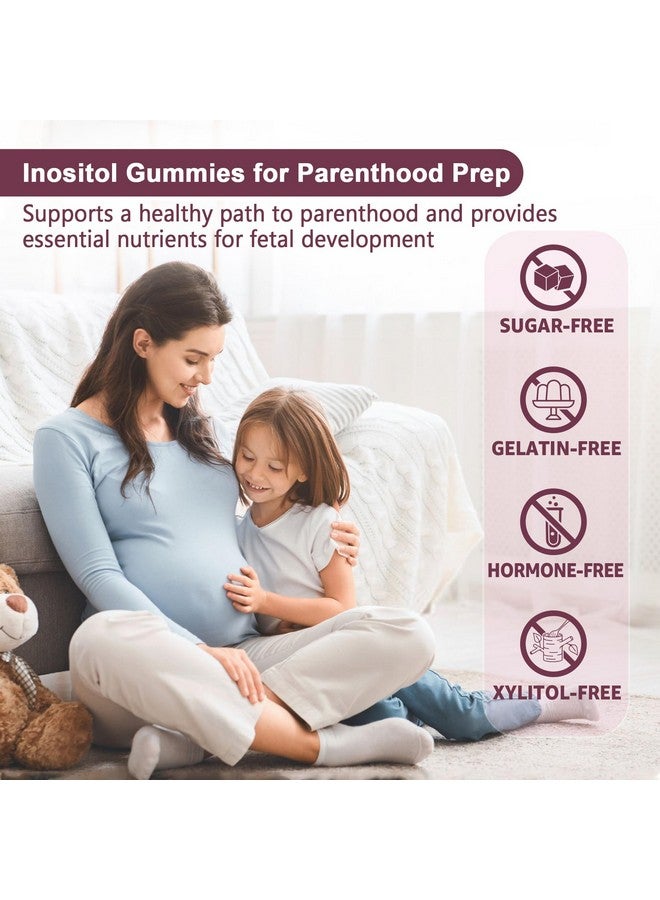 NEVISS Myo-Inositol & D-Chiro Inositol Gummies for Women 2000mg + 50mg, 40:1 Ratio Inositol with Vegan Omega-3 + Vitamin D3, Magnesium Glycinate, Methyl Folate + B12 for Female Health & Wellness, Sugar Free - Image 5