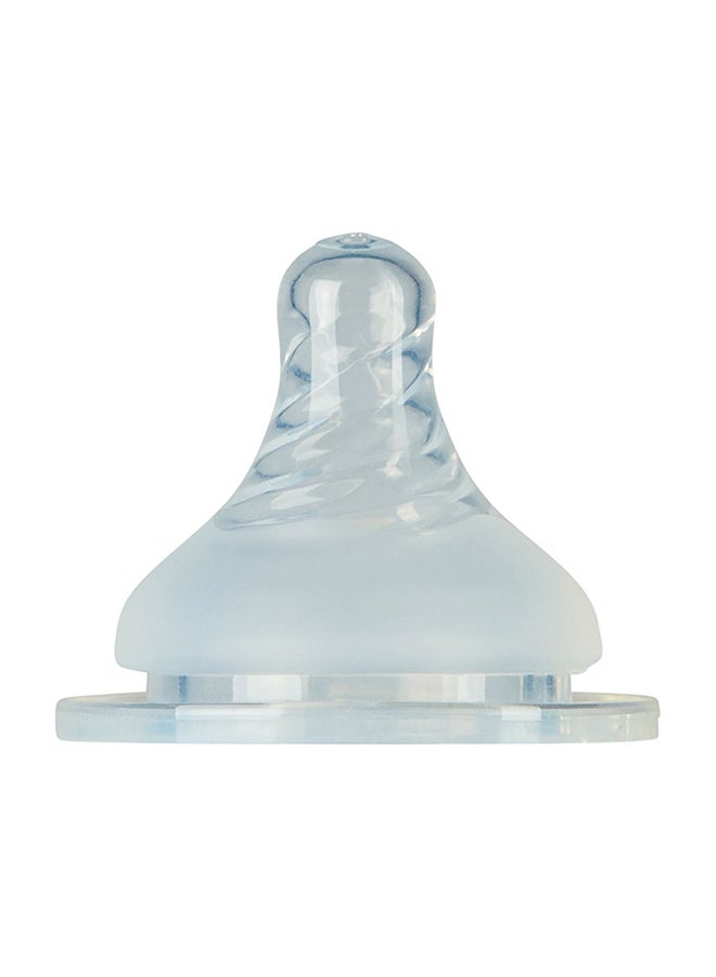 Mininor حلمة زجاجة طبيعية مكونة من قطعتين مقاس 0M - Image 2