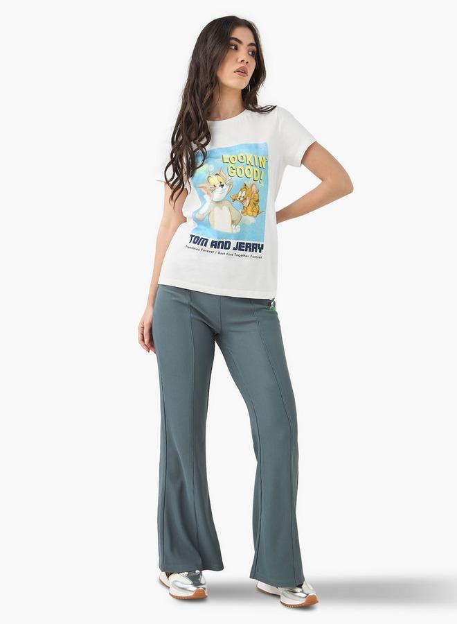SP Characters Tom and Jerry Print T-shirt - Image 2