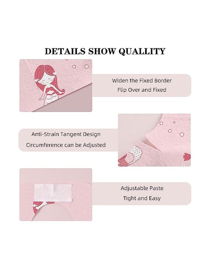 Baby Disposable Bibs Feeding Disposal Bib, Babies Self feeding Food Catcher, Waterproof Large Pocket Soft Leak Proof and Convenient Suitable for Infants Feeding Traveling Outdoor Use 25pcs - Image 4