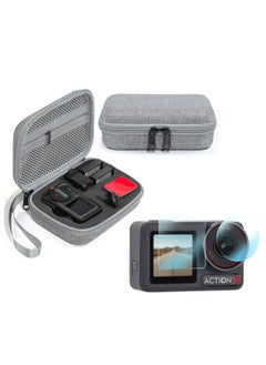 Generic Carrying Case for DJI Osmo Action 5 Pro Camera Portable Travel Bag Protective Handbag Storage Bag for DJI Osmo Action 5 Pro Sport Camera Accessories (Gray)  - Image 1