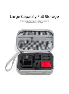 Generic Carrying Case for DJI Osmo Action 5 Pro Camera Portable Travel Bag Protective Handbag Storage Bag for DJI Osmo Action 5 Pro Sport Camera Accessories (Gray)  - Image 2