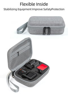 Generic Carrying Case for DJI Osmo Action 5 Pro Camera Portable Travel Bag Protective Handbag Storage Bag for DJI Osmo Action 5 Pro Sport Camera Accessories (Gray)  - Image 4