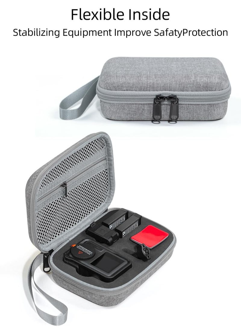 Generic - Carrying Case for DJI Osmo Action 5 Pro Camera Portable Travel Bag Protective Handbag Storage Bag for DJI Osmo Action 5 Pro Sport Camera Accessories (Gray) - Image 1