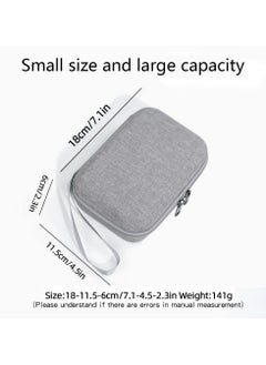 Generic Carrying Case for DJI Osmo Action 5 Pro Camera Portable Travel Bag Protective Handbag Storage Bag for DJI Osmo Action 5 Pro Sport Camera Accessories (Gray)  - Image 5
