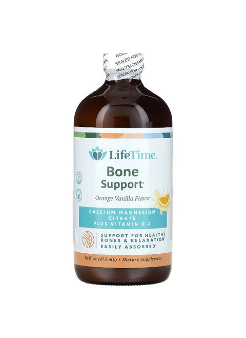 LifeTime Vitamins, Bone Support, Orange Vanilla, 16 fl oz (473 ml)