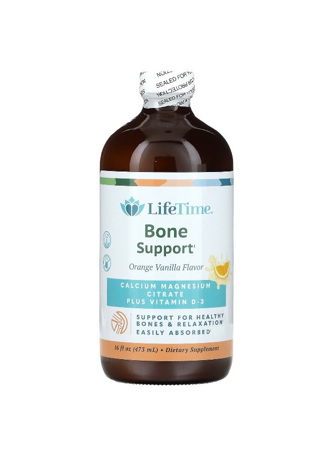 LifeTime Vitamins - LifeTime Vitamins, Bone Support, Orange Vanilla, 16 fl oz (473 ml) - Image 1