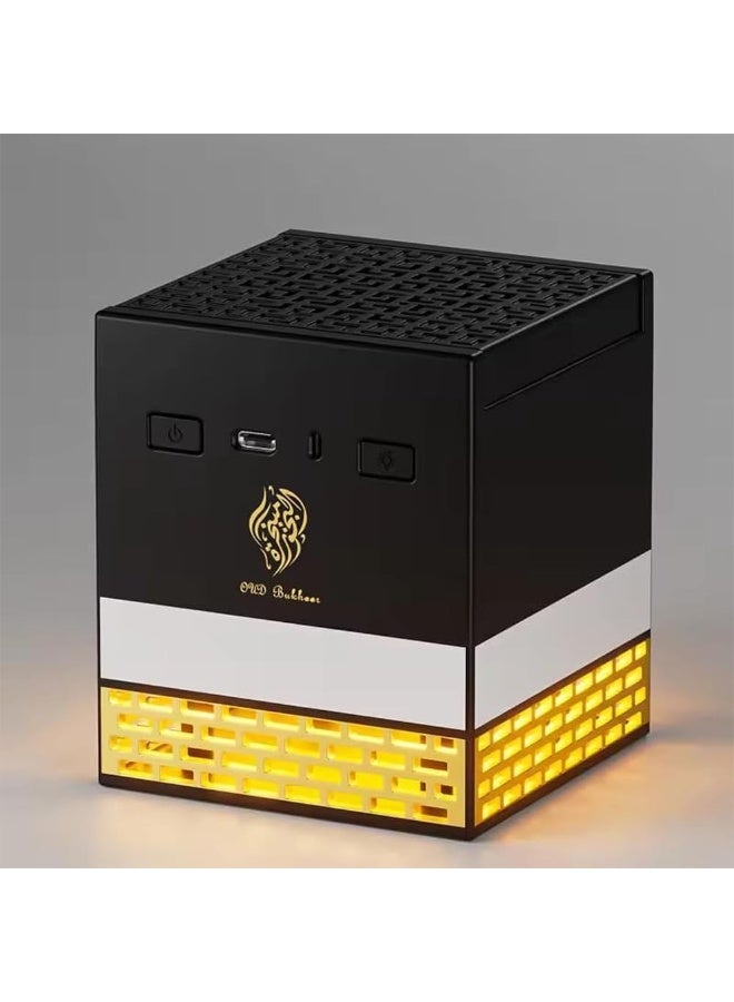 Small Rechargeable Incense Burner with Full Quran Speaker and Remote Control - Image 1
