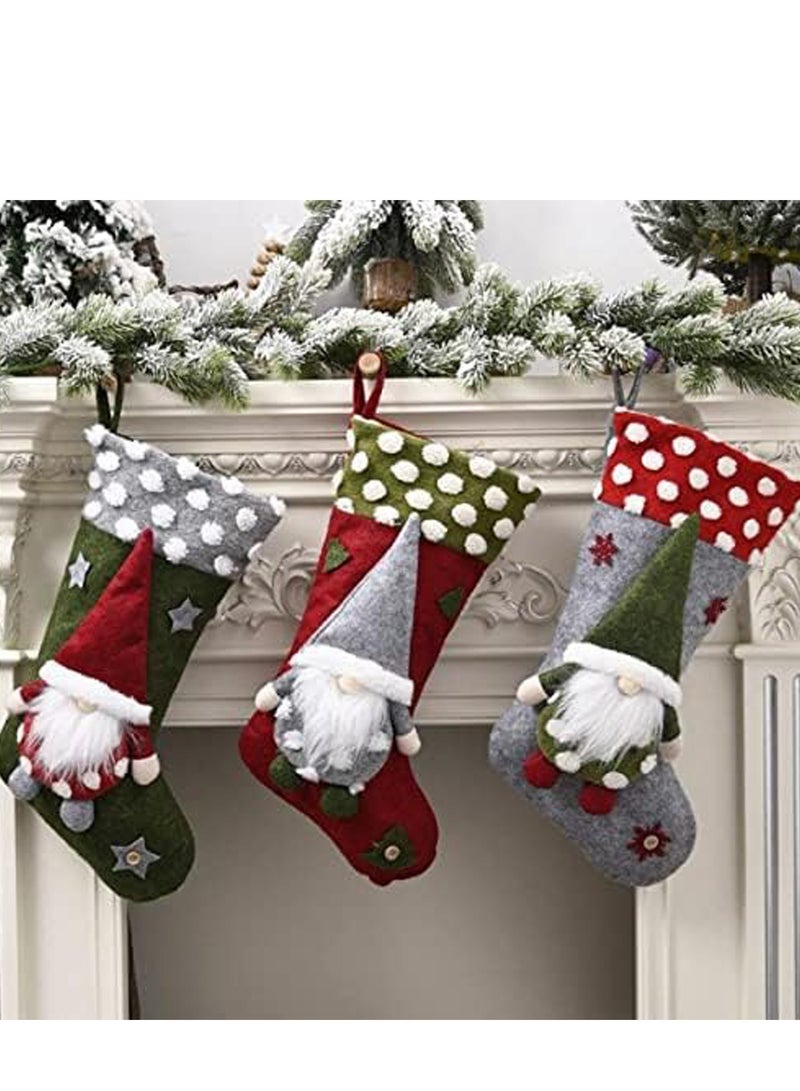 Brain Giggles Brain Giggles Hanging Large Socks Decoration Gift Ornament for Holiday Treat Bag  - Image 4