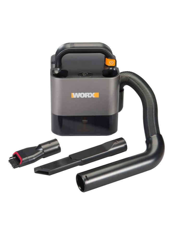 WORX WORX WX030L 20V Power Share Cordless Cube Vac Compact Vacuum, Black  - Image 1