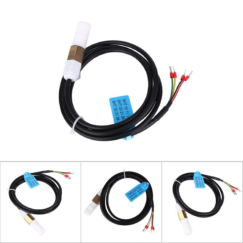 Digital Temperature Humidity Sensor, Copper Plastic Housing, Soil - High Reliability, Long - Term Stability, Ideal for Indoor and Outdoor Use (Type 1) - Image 2