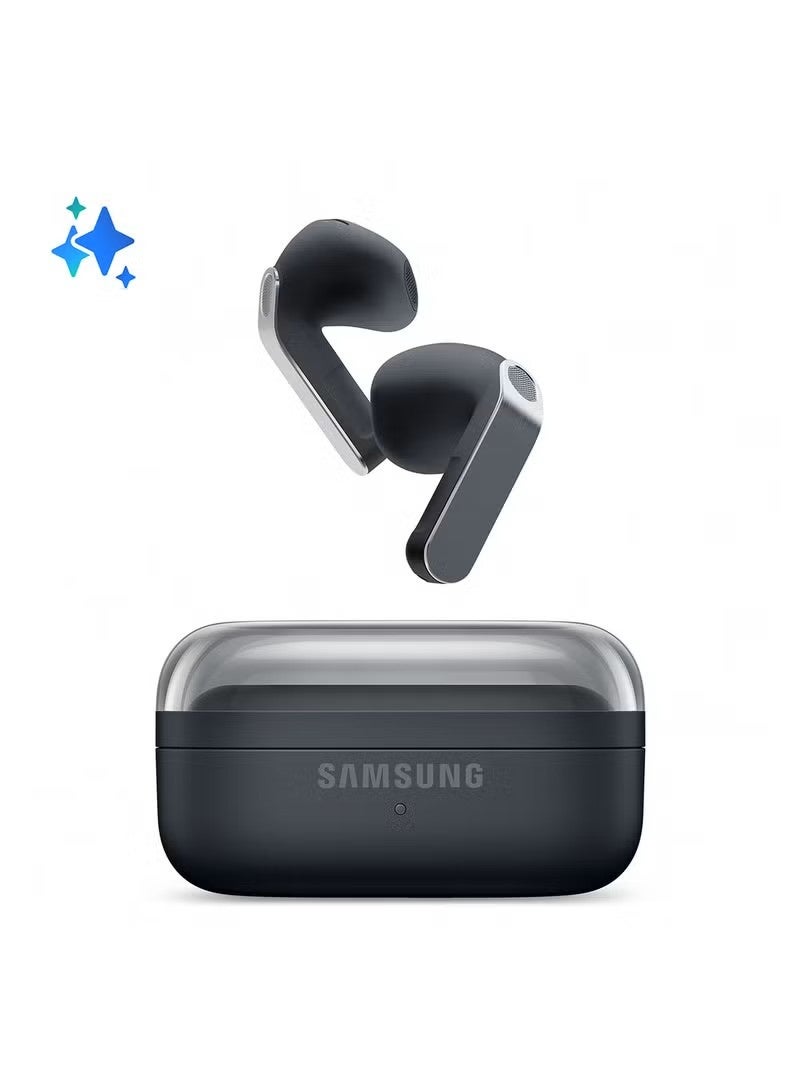 Samsung Galaxy Buds4, Real Metal Blade, 1-way Speaker, Super Clear Call, Adaptive Noise Control, Seamless Connection Black Black - Image 1