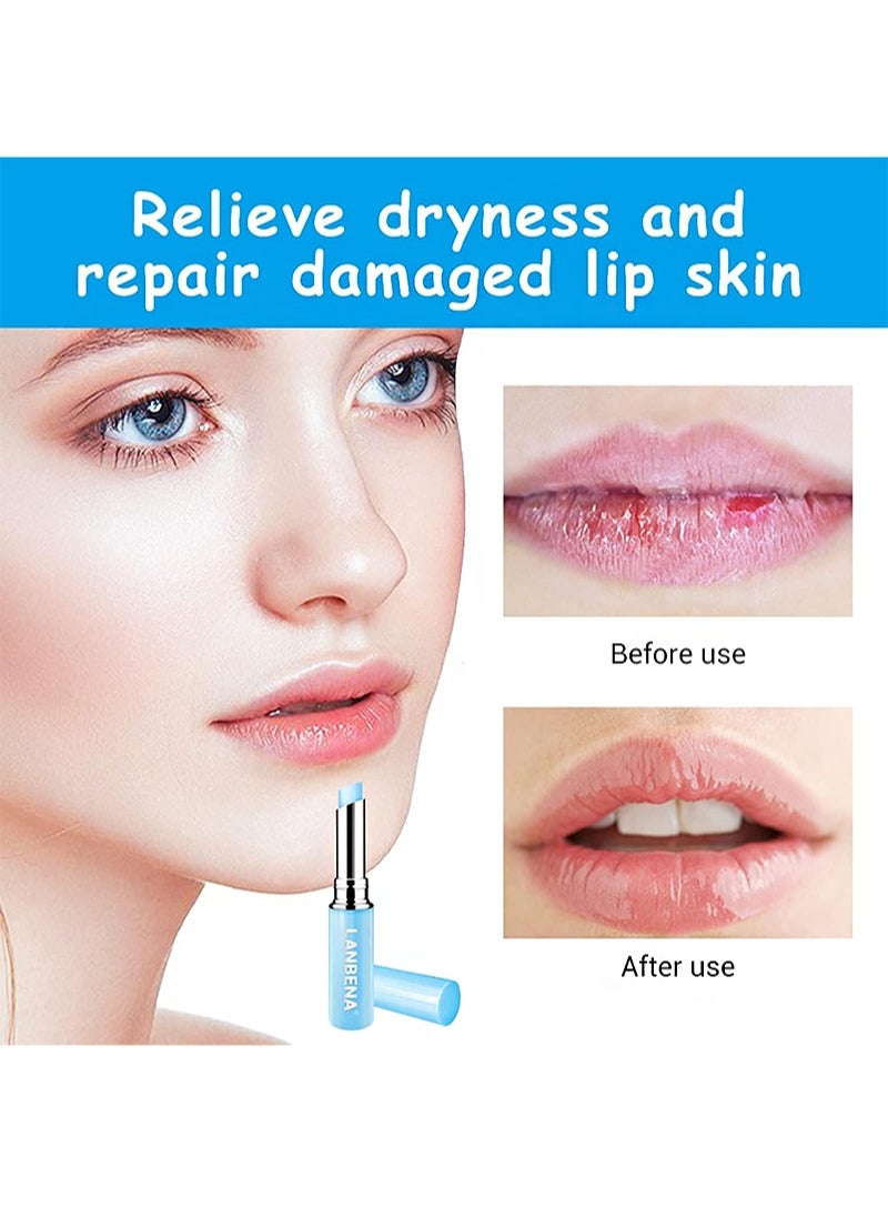 LANBENA - Hyaluronic Acid LIp Balm, nourish and moisturize for a long time, reduce fine lines, relieve dryness and long-lasting protection (1.8g) - Image 1