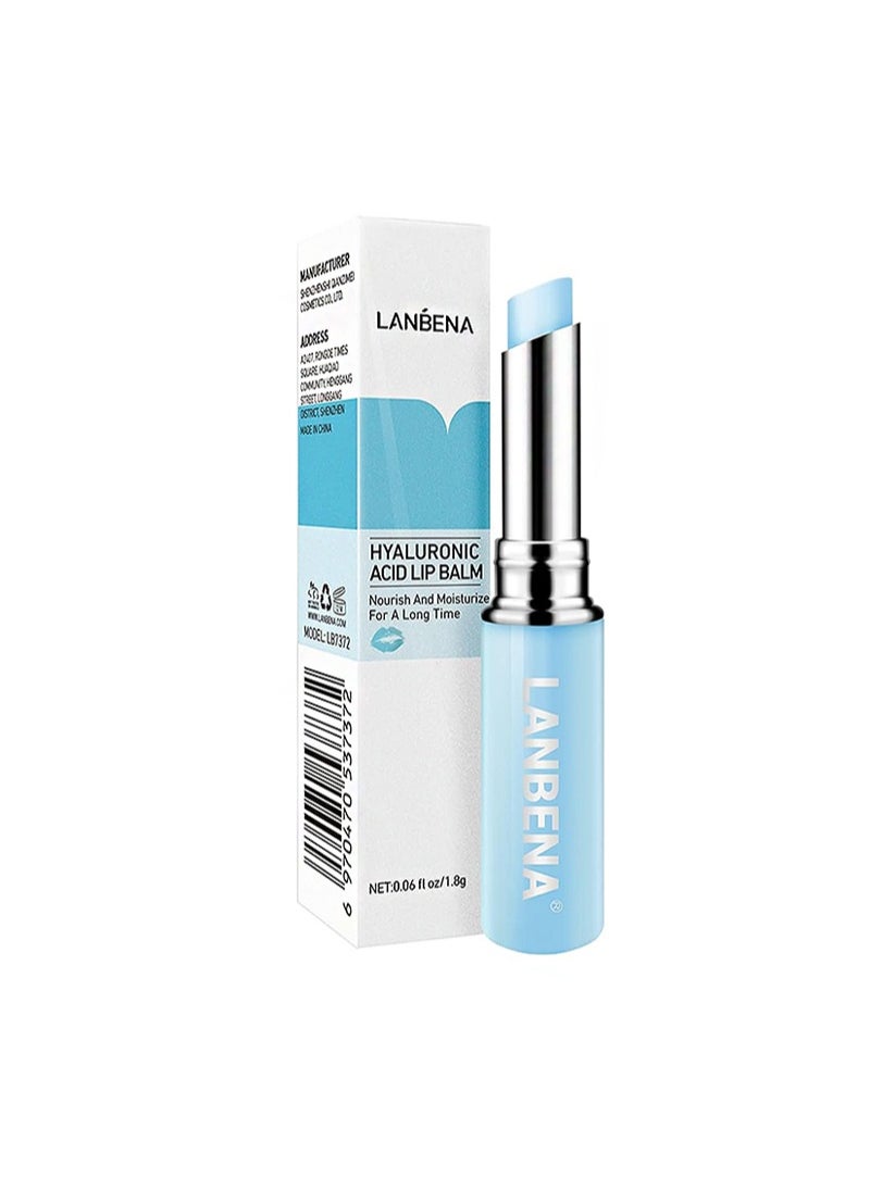 LANBENA - Hyaluronic Acid LIp Balm, nourish and moisturize for a long time, reduce fine lines, relieve dryness and long-lasting protection (1.8g) - Image 1