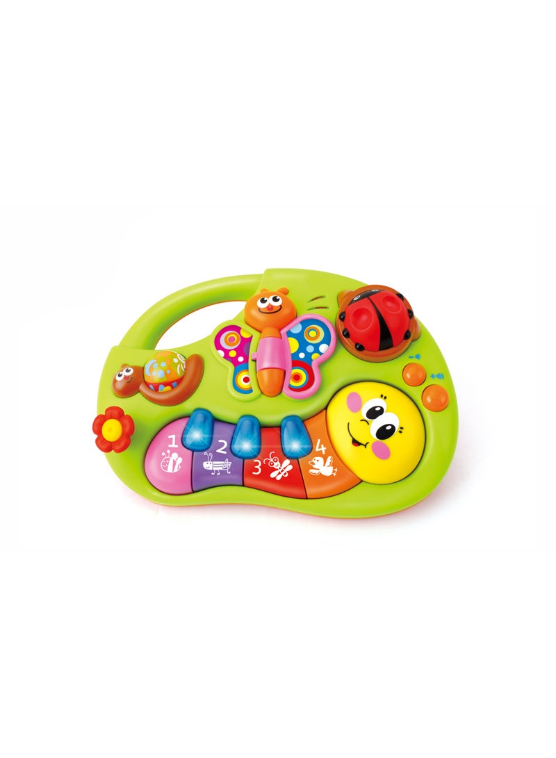 هولا Hola Smile Face Fun Keyboard - Interactive Baby Piano with 2 Modes (Learning & Music), Educational Toy with 1-2-3’s, Colors, Sounds, Musical Notes, and Sensory Stimulation for Toddlers 6M+ - Image 5