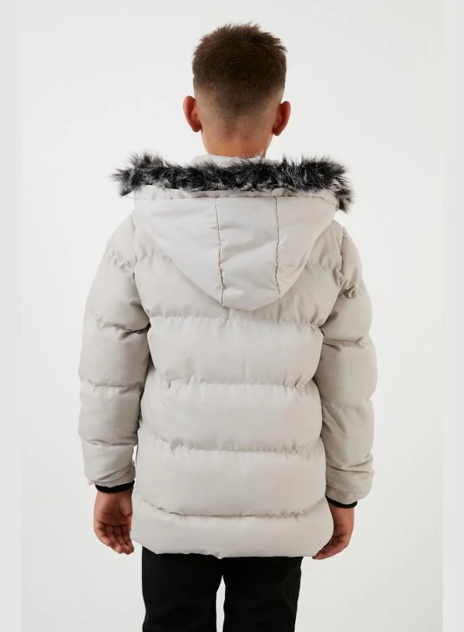 Lela  Lela Boys' Waterproof Winter Coat with Plush Lining and Removable Hood - JACKET 5760022 for Kids | Best Price UAE