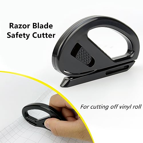 CARTINTS Car Install Tools for Vinyl Wrap, Vehicle Tinting Window Film Application Kit Includes Vinyl Wrap Magnets, 7 in1 Mini Squeegee, Felt Squeegee, Razor Blade Wrapping Cutter, 9mm Film Knife - Image 4