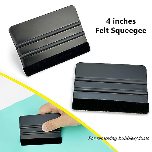 CARTINTS Car Install Tools for Vinyl Wrap, Vehicle Tinting Window Film Application Kit Includes Vinyl Wrap Magnets, 7 in1 Mini Squeegee, Felt Squeegee, Razor Blade Wrapping Cutter, 9mm Film Knife - Image 3