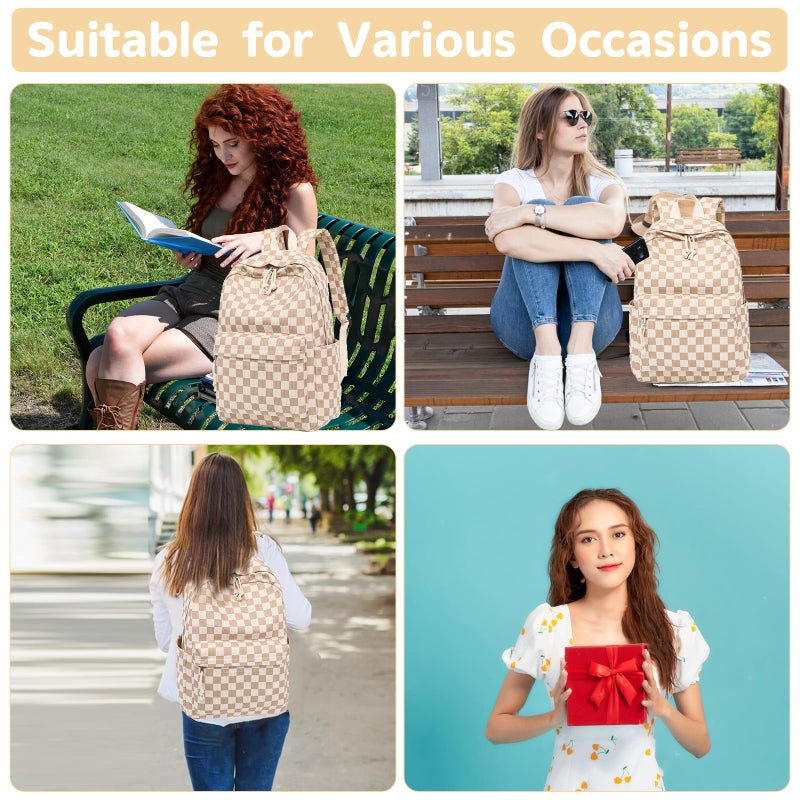Bluboon Backpack for School Girls Backpack Cute Corduroy Bookbag Kids Backpack Laptop Backpack Gifts for Women - Image 5