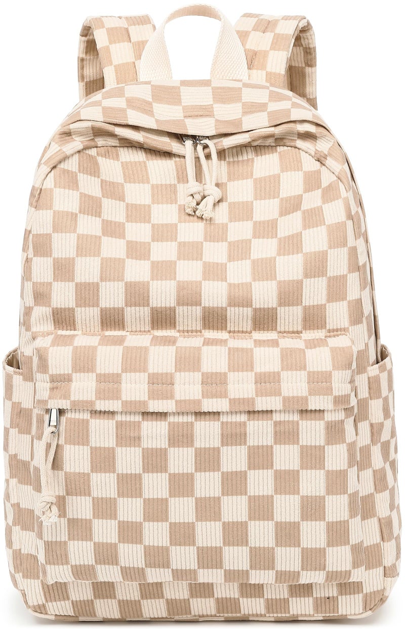 Bluboon Backpack for School Girls Backpack Cute Corduroy Bookbag Kids Backpack Laptop Backpack Gifts for Women - Image 1
