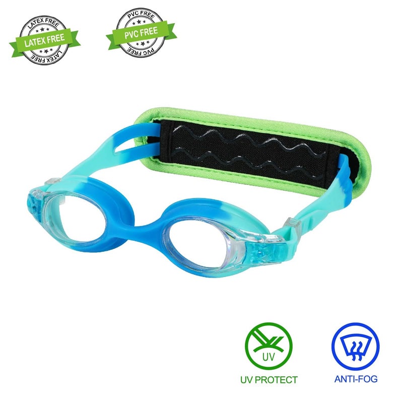 RUIGAO Kids Swimming Goggles,Toddler Goggles No Hair Pull, Swimming Goggles For Toddler/Kids/Youth - Image 2