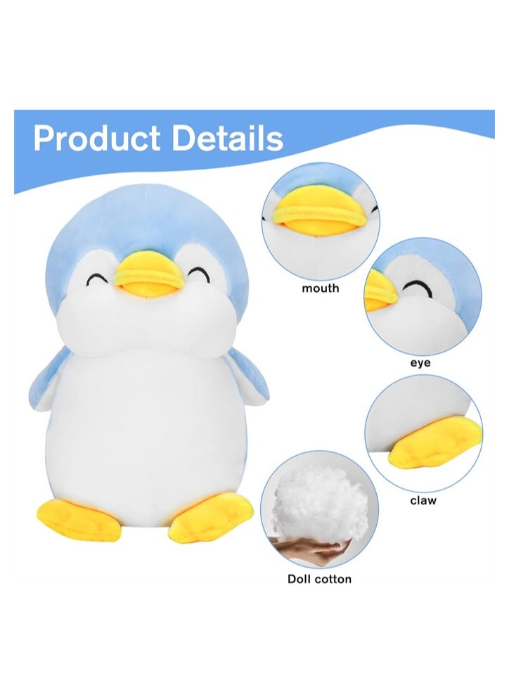 Penguin Plush Toy For Kids, Cute Gift, Beautiful Pillows, Blue - Image 3