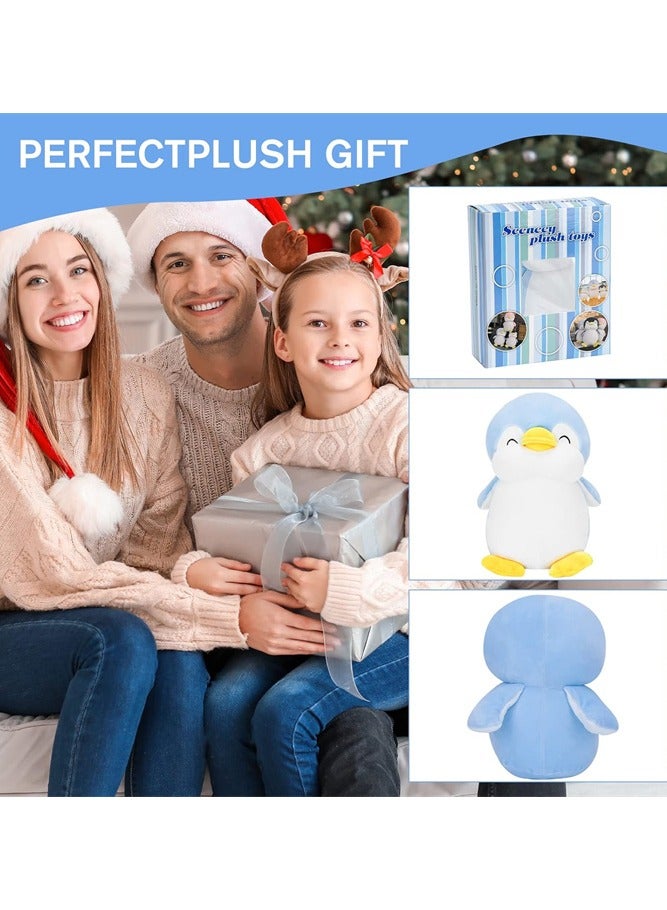 Penguin Plush Toy For Kids, Cute Gift, Beautiful Pillows, Blue - Image 5