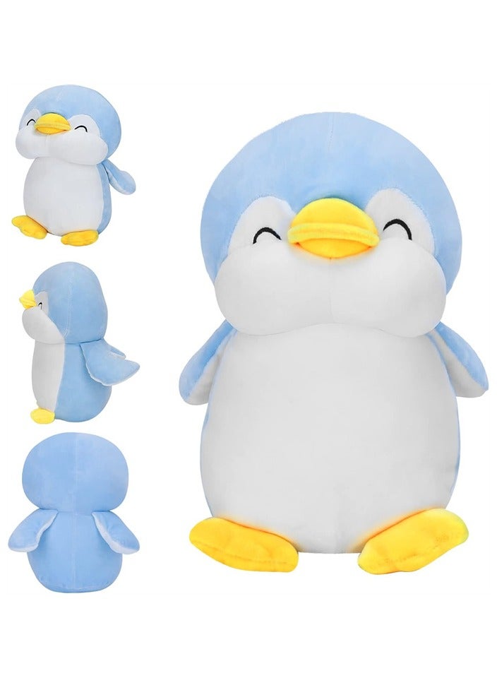 Penguin Plush Toy For Kids, Cute Gift, Beautiful Pillows, Blue - Image 1