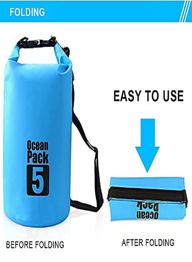 EBOFAB 5L Ocean Bag Pack | Dry Bag Waterproof | Travel, Sports Outdoor Bag | Boating Floating Hiking - Image 5