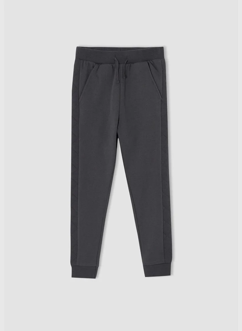 DeFacto Slim Fit Basic Drawstring Jogger Trousers