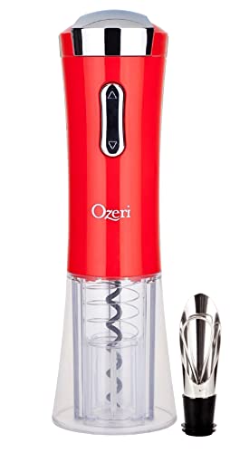 Ozeri Ozeri Nouveaux II Electric Wine Opener with Foil Cutter Wine Pourer and Stopper
