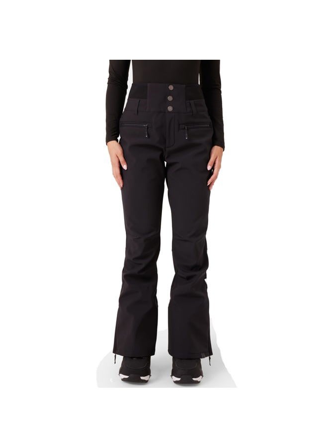 Roxy womens Rising High Ski Pant – 15k Waterproof Stretch Snow Pant, Skinny Fit, Pfas-free, Black, XL - Image 1