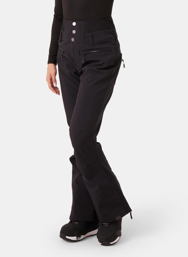 Roxy womens Rising High Ski Pant – 15k Waterproof Stretch Snow Pant, Skinny Fit, Pfas-free, Black, XL - Image 3