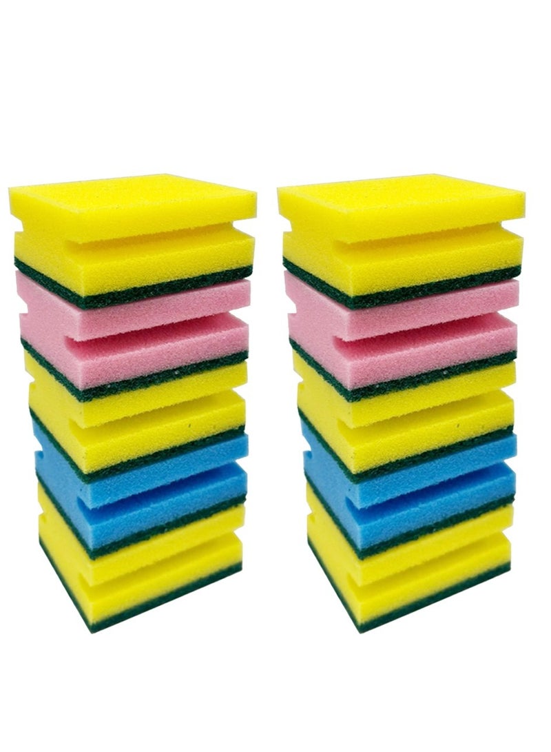 CEPILLO 5pcs Multicolored Grip Sponge | Dishwashing Sponge | Scrub | Kitchen Cleaning Sponge- Multicolor SET OF 2 - Image 2