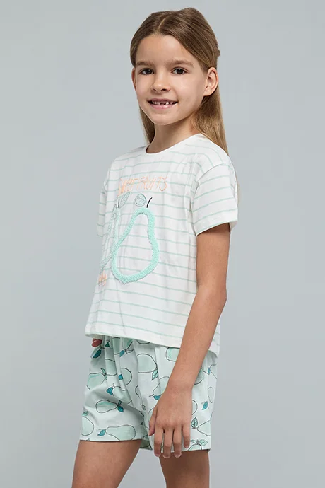 R&B Printed Shorty Pyjama Set