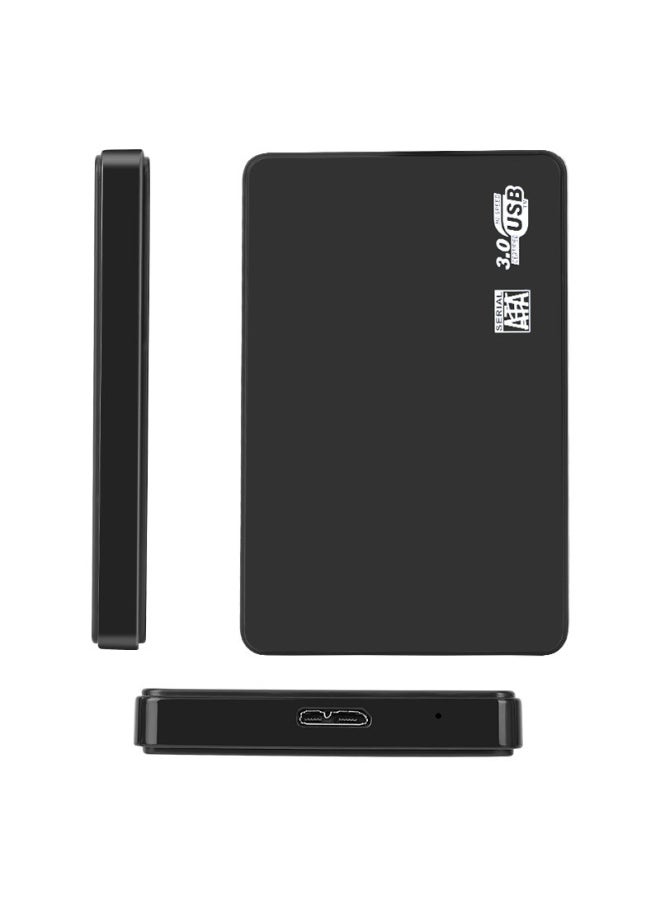 Generic SATA Mechanical Solid State Hard Disk Box Notebook External 2.5 Inch SSD Mobile Hard Disk Box TypeCUSB3.1-Colour:Usb 3.0-black-delivery Data Cable  - Image 1