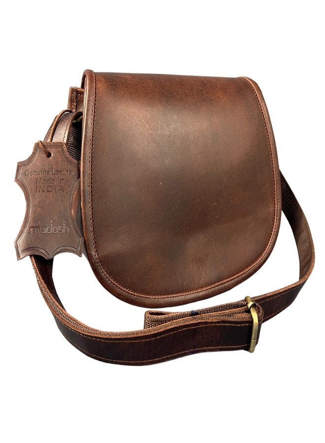 Madosh Genuine Leather Crossbody Sling Bag for Women with Adjustable Strap and Multiple Pockets For Daily Use. - Image 1
