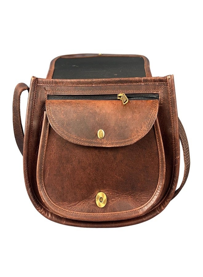 Madosh Genuine Leather Crossbody Sling Bag for Women with Adjustable Strap and Multiple Pockets For Daily Use. - Image 4