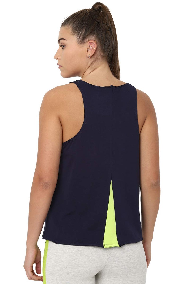 Allen Solly Women's Regular Blouse (AHCTCRGPF84838_Navy L) - Image 3