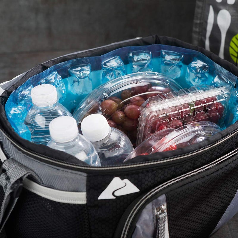 Restaurantware Cater Ice 19 x 8 Inch Ice Pack Sheet 1 Reusable Gel Ice Pack - Leakproof Flexible Blue Plastic Ice Blanket Ice Sheet For Coolers or Lunch Boxes For Long-Lasting Use - Image 3