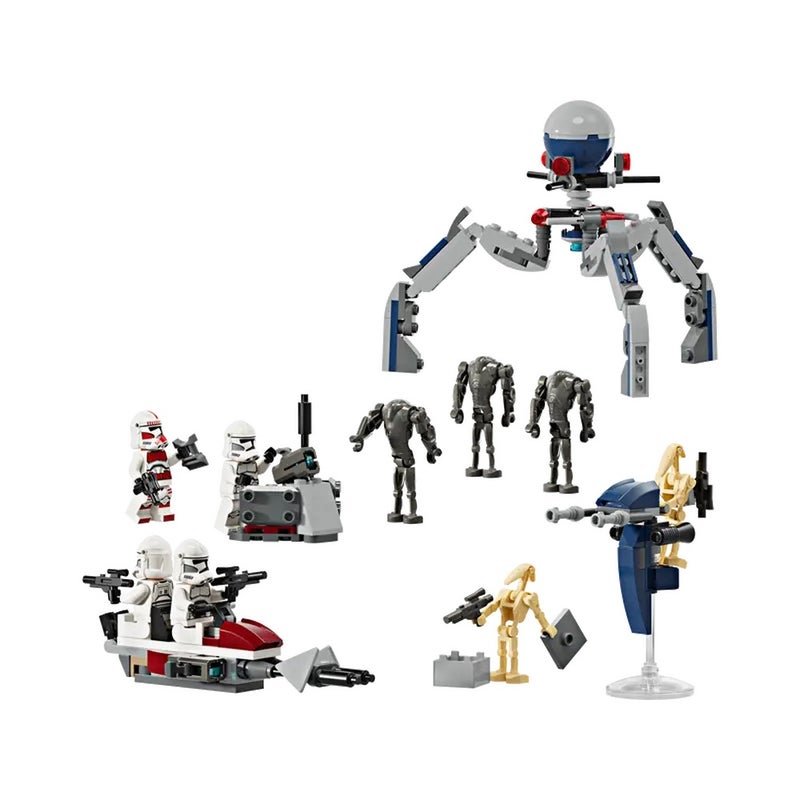 LEGO - Star Wars Clone Trooper & Battle Droid Battle Pack 215 Pieces - 75372 - Image 2