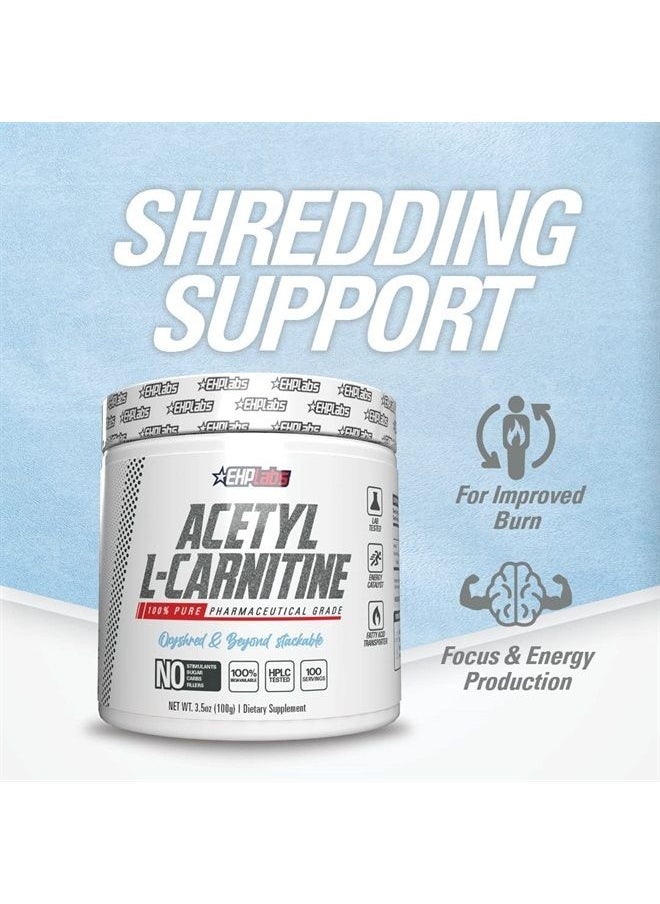 EHP Labs EHPlabs Acetyl L Carnitine - Supports Natural Energy Production, Aids Metabolism, Assists in Healthy Brain Function, Supports Heart Health, Non GMO, Vegan, Gluten Free - 100 Serves  - Image 5