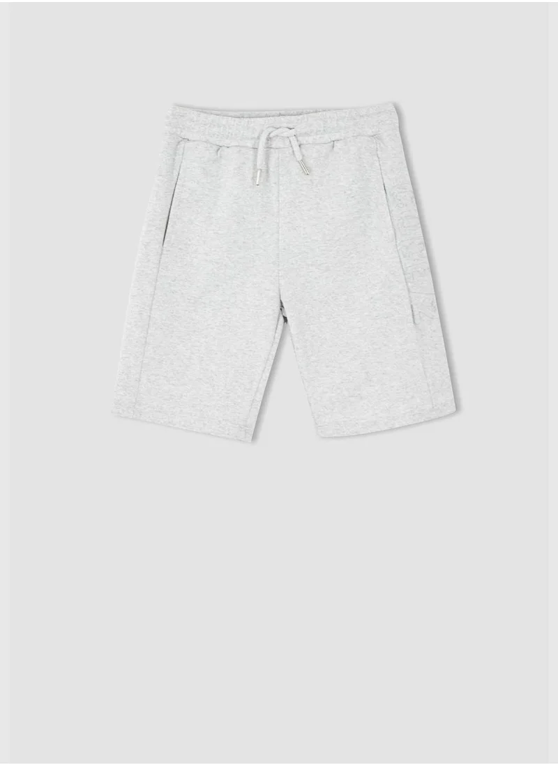 ديفاكتو Basic Knit Bermuda Shorts