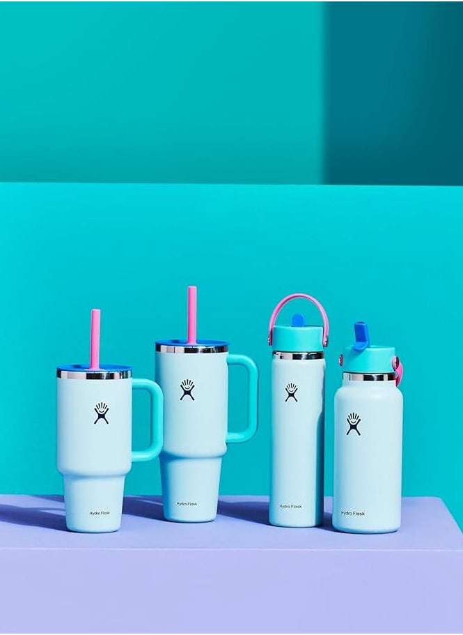 Hydro Flask Hydro Flask 946 ml (32 oz) All Round Travel Tumbler with Handle, Lid & Straw - Polar Plunge  - Image 3