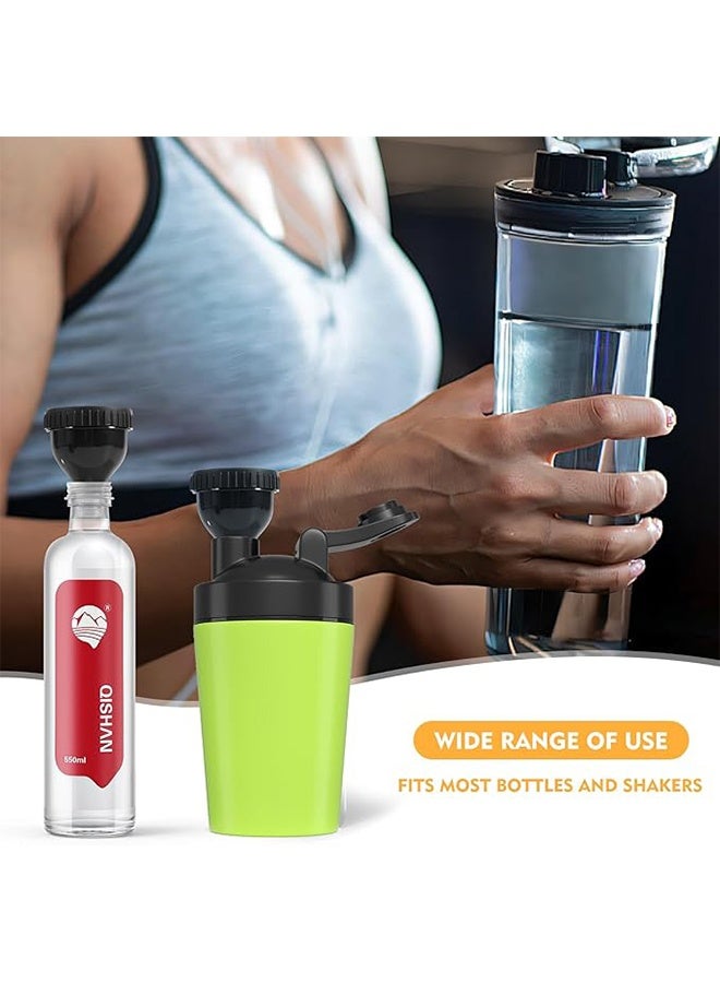 2 Pack Protein Powder Funnel, Portable Protein Powder Keychain, 50ml Protein Powder Holder, Protein Powder Container for Workouts, Fitness and Traveling - Image 5